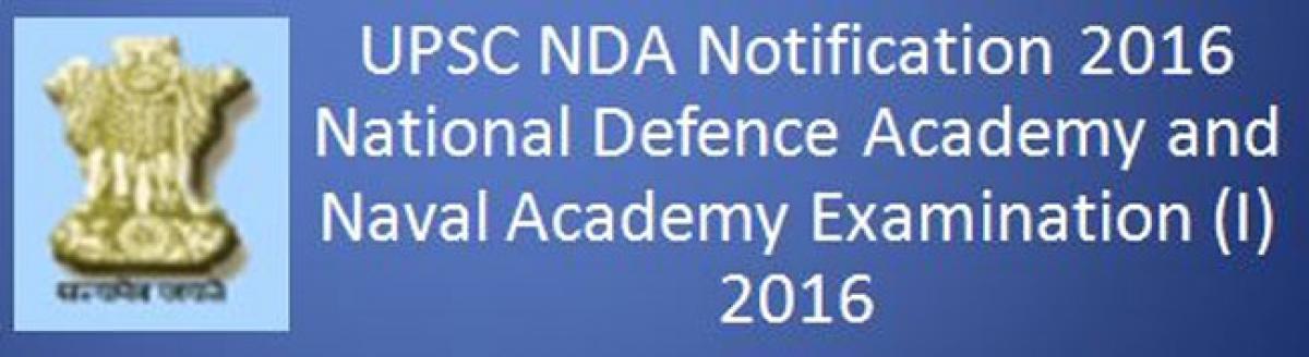 National Defence Academy & Naval Academy Examination (I) 2016