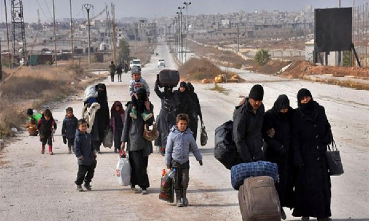 Around 20,000 children flee Aleppo in recent days says UN