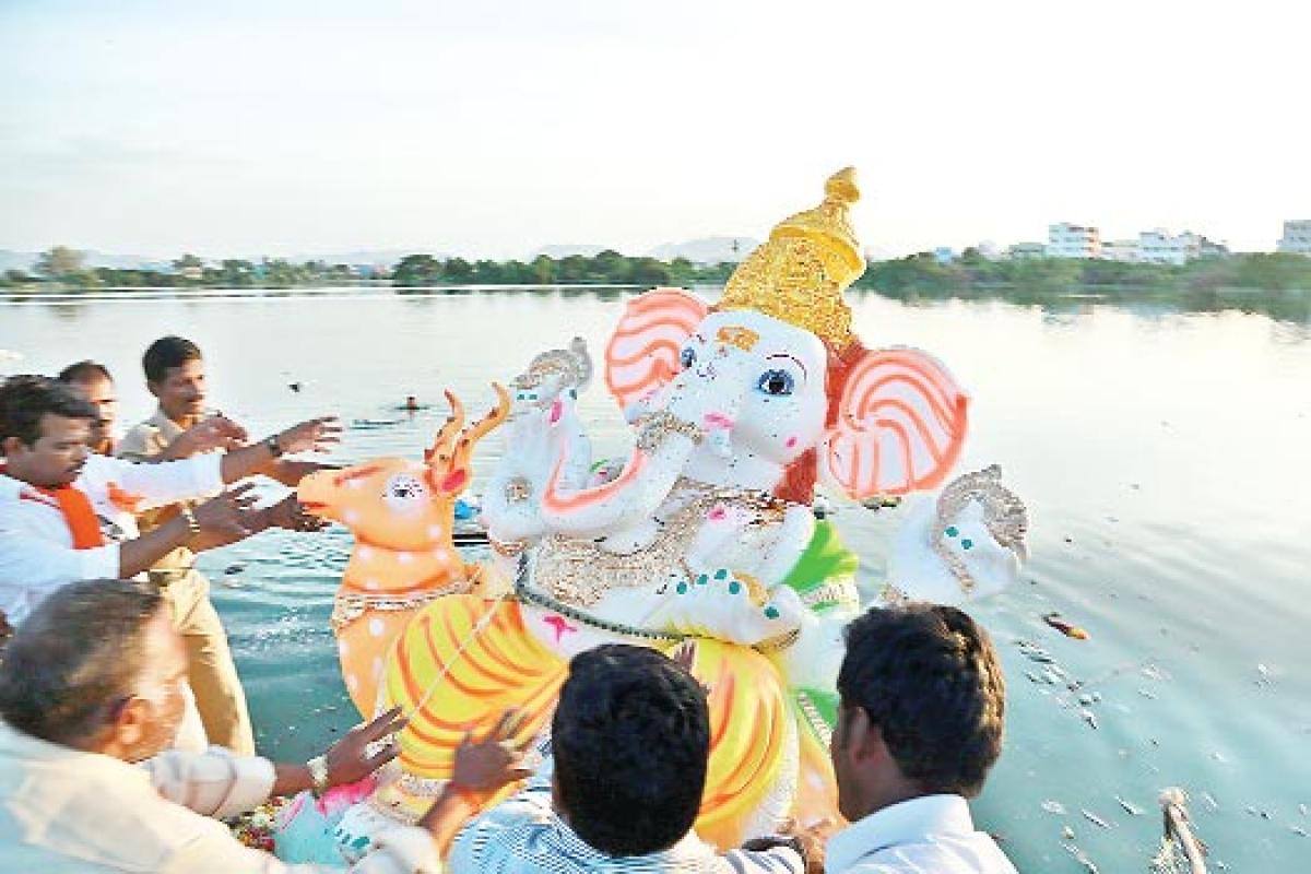 Ganesh Nimajjanam passes off smoothly