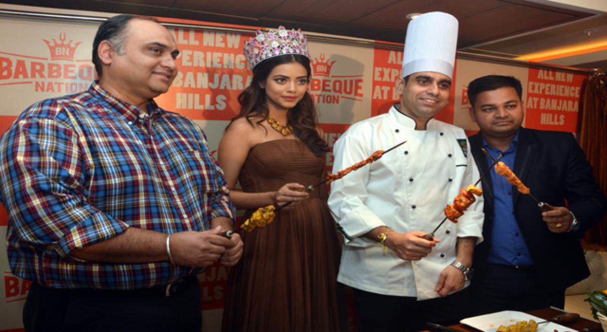 Miss India spices up as chef