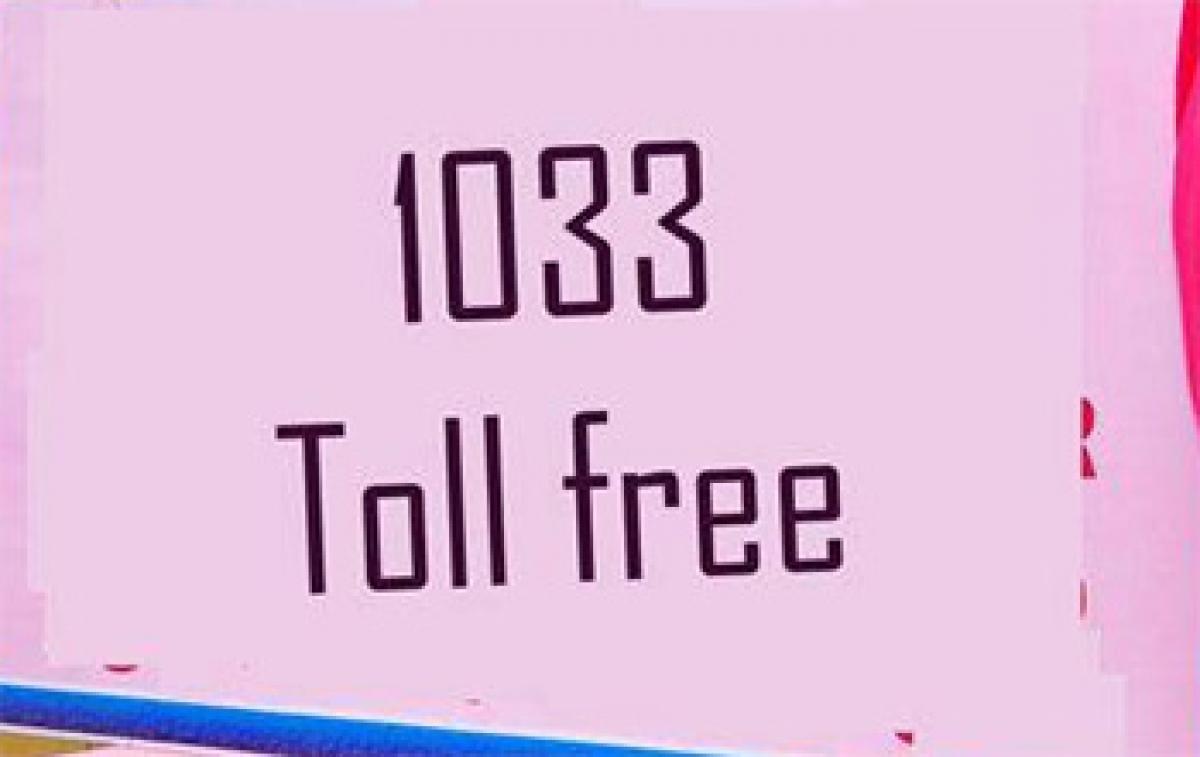 Dial toll-free 1033 for road accident services