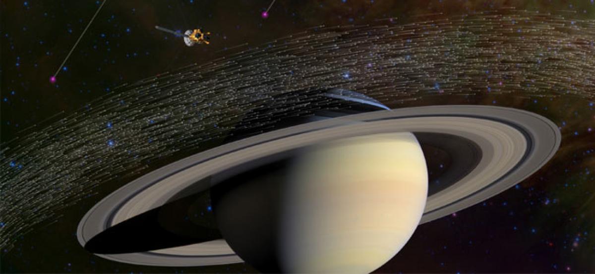 NASA Saturn probe beams back first images from new orbit