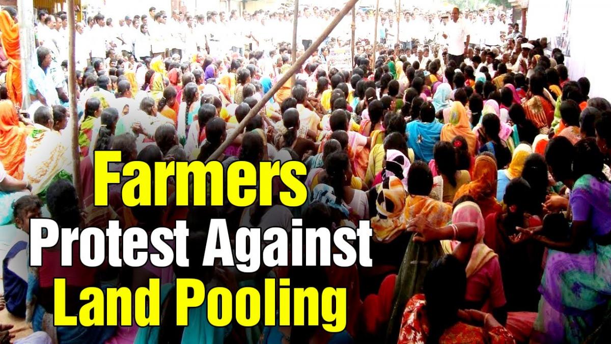 Land Acquisition: Farmers protest over land pooling for AP Capital