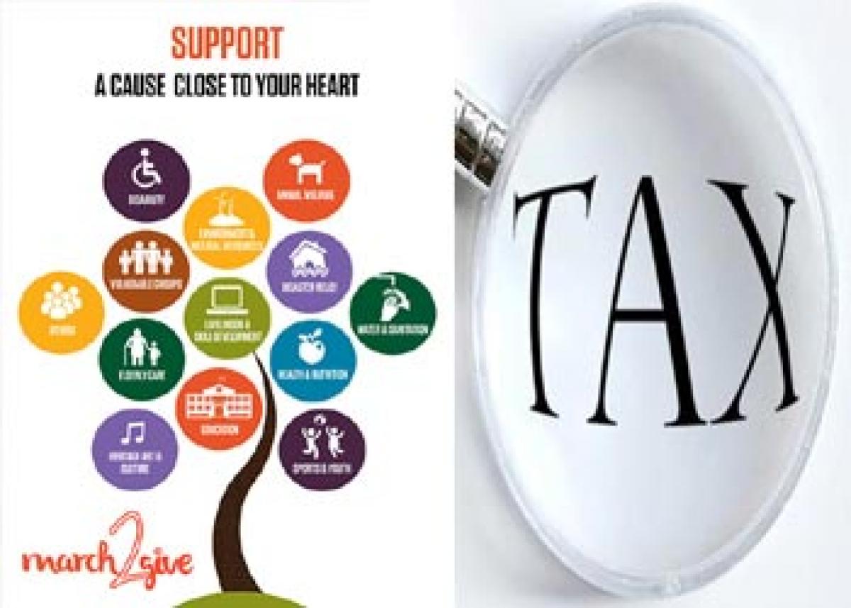 Tax cuts in hard earned money? Get tax benefits by contributing for a noble cause