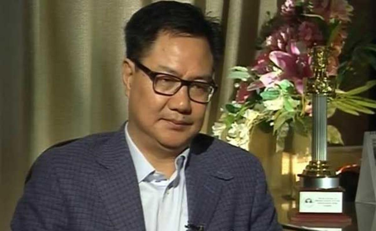 Union Minister Kiren Rijiju Calls Economic Blockade Handiwork Of Manipur Chief Minister