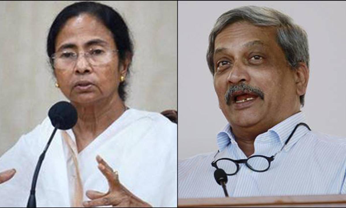 Parrikar writes to Mamata, Criticising her for making allegation against Indian Army