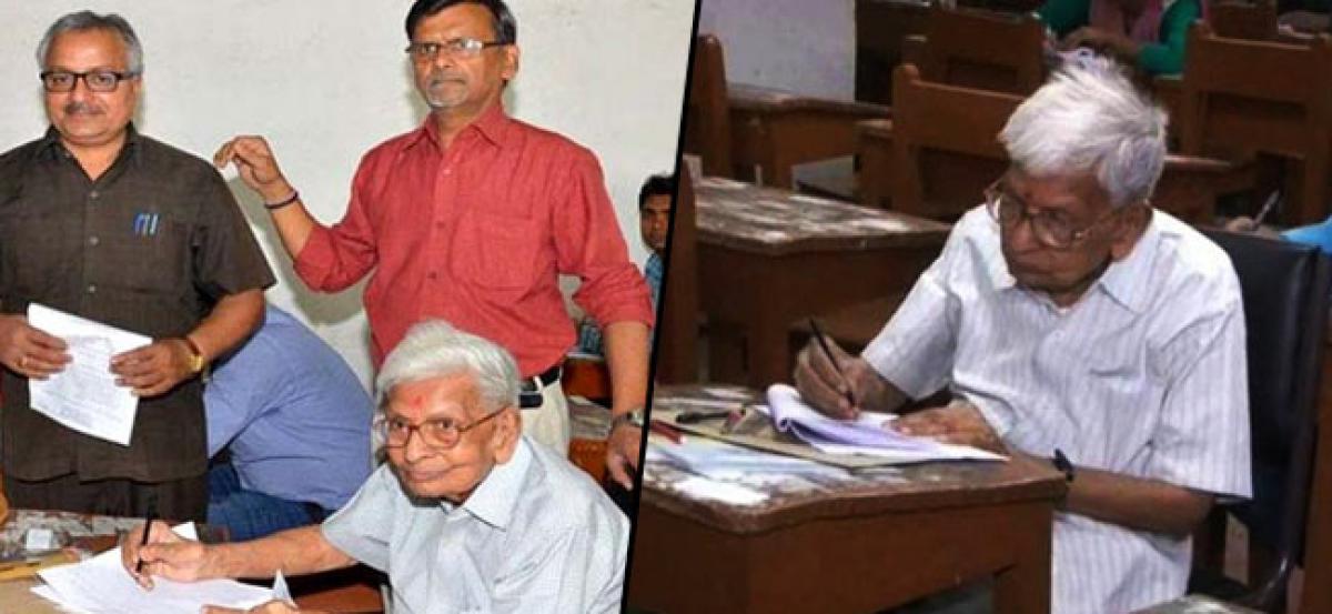 97-year-old appears for MA exam in Patna