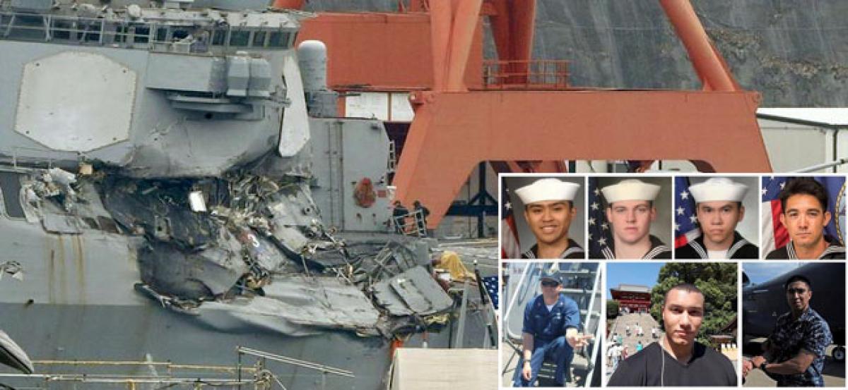 U.S. Navy confirms all seven missing sailors from USS Fitzgerald found dead