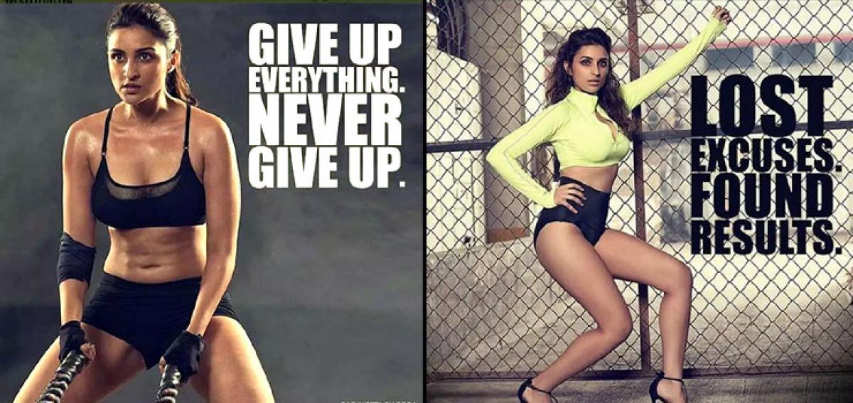 Bold photoshoot: Sexy Parineeti flaunts fab body