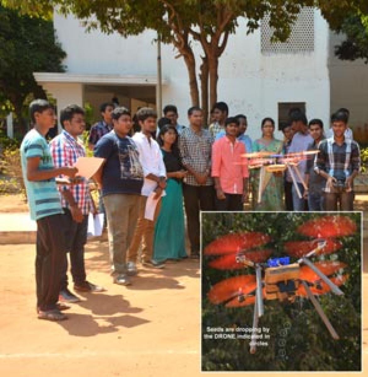 Students build their own drone 