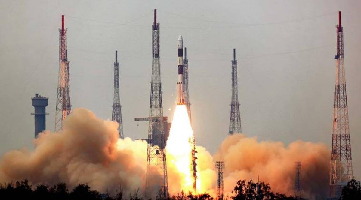 ISRO launches PSLV rocket carrying SCATSAT-1, 7 others