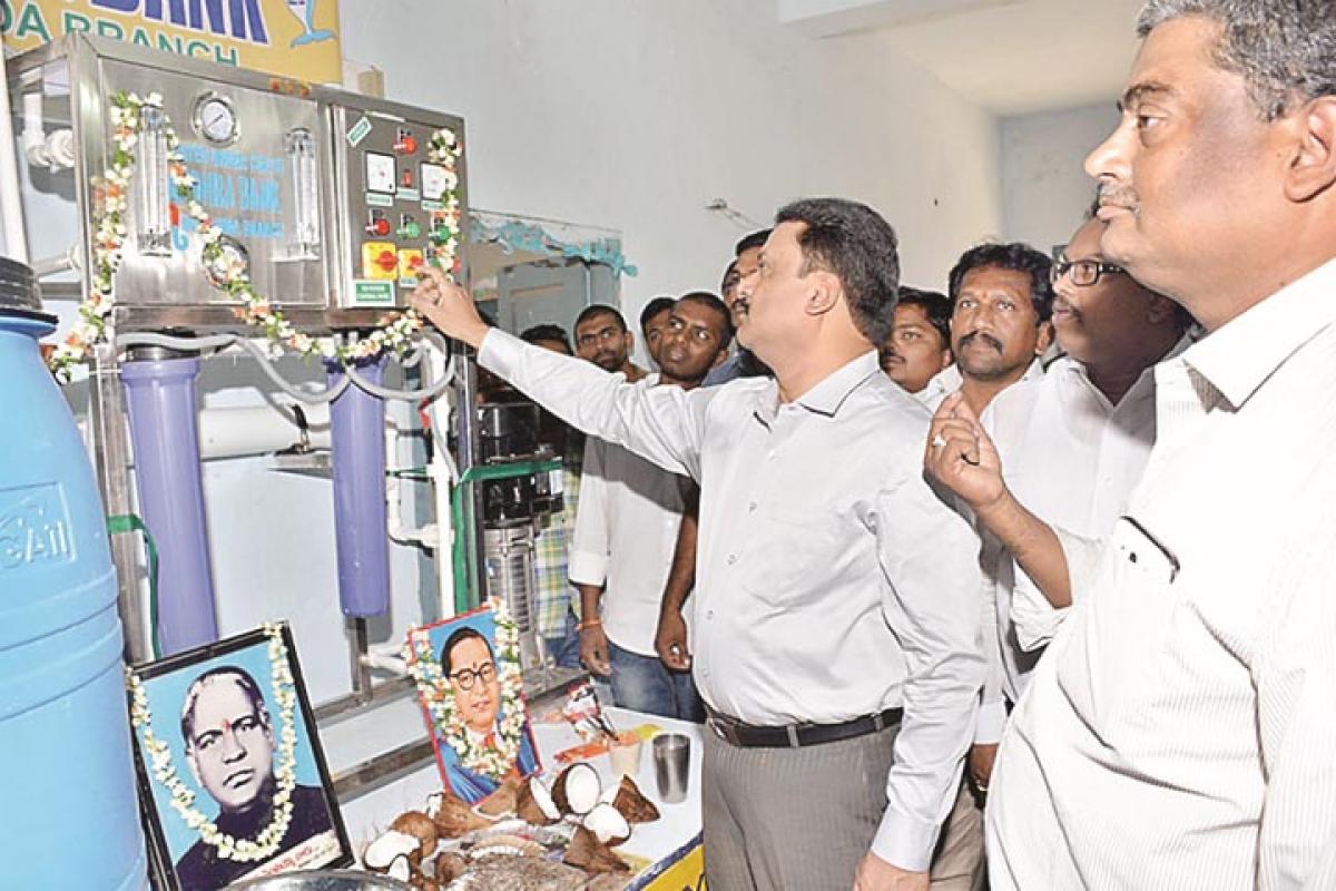 Water plant set up at hostel