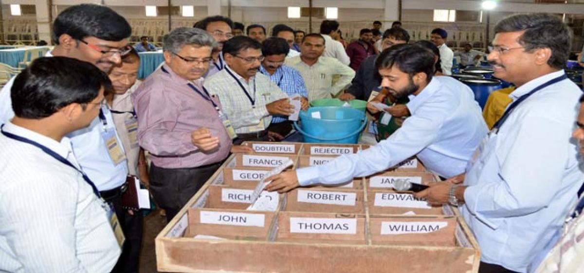 Counting of votes of Hyderabad MLC seat today