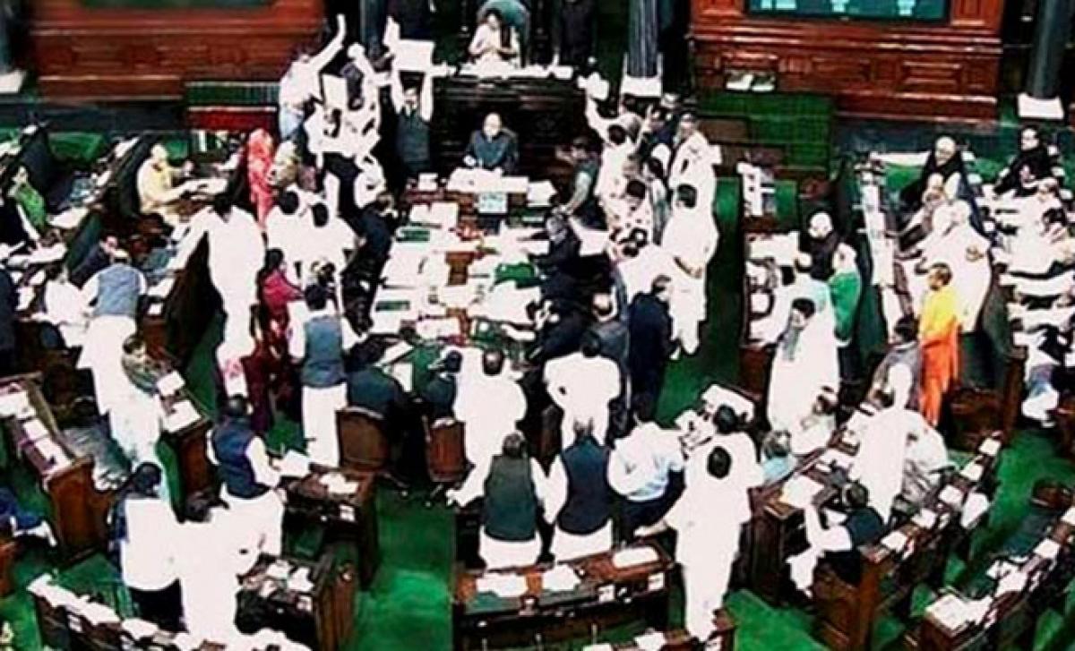 Lok Sabha adjourned till noon