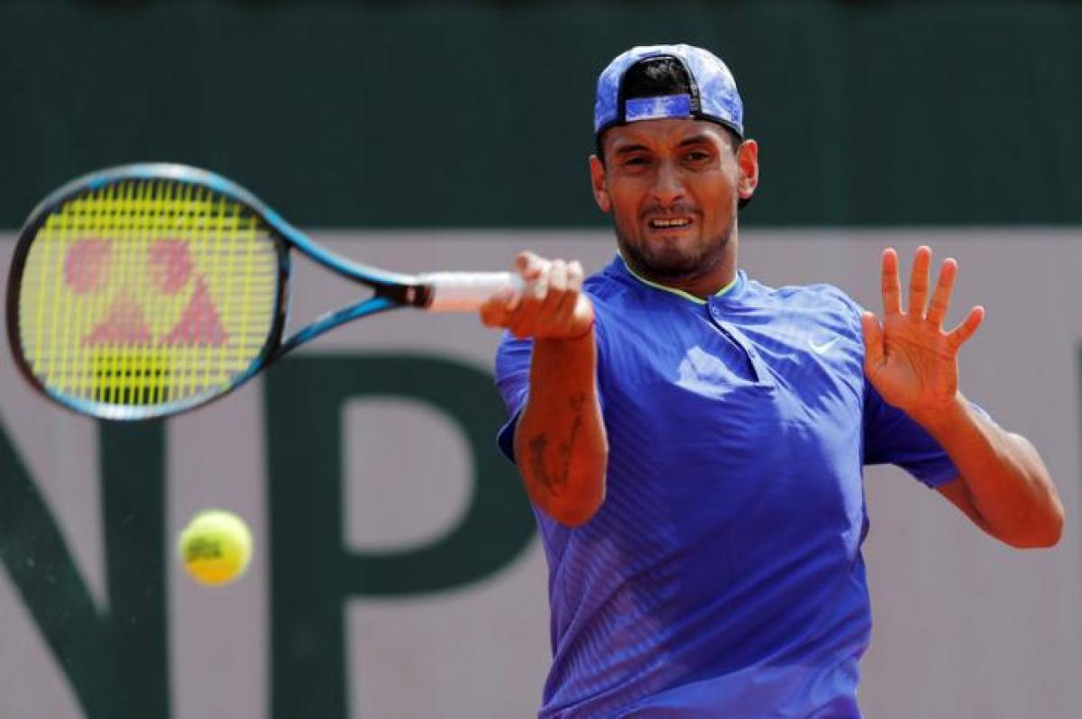 Racket-smashing Kyrgios underdone for French Open