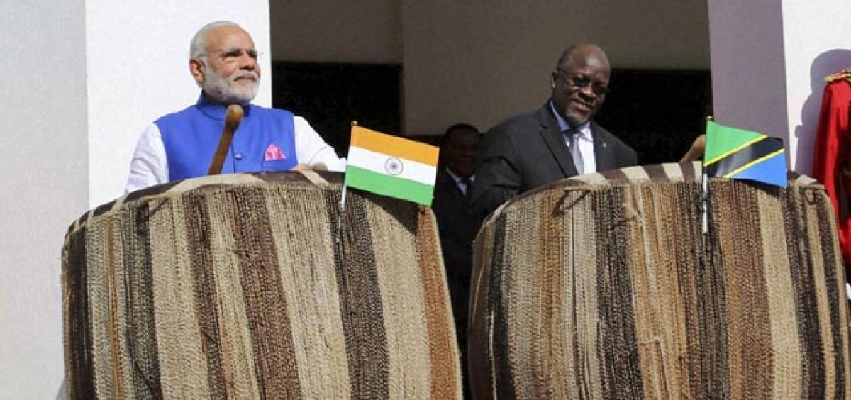 Narendra Modi drums a new beat in Tanzania