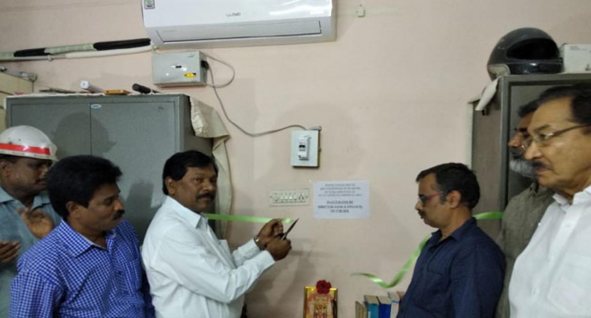 Air-conditioners provided at SCCL workers quarters