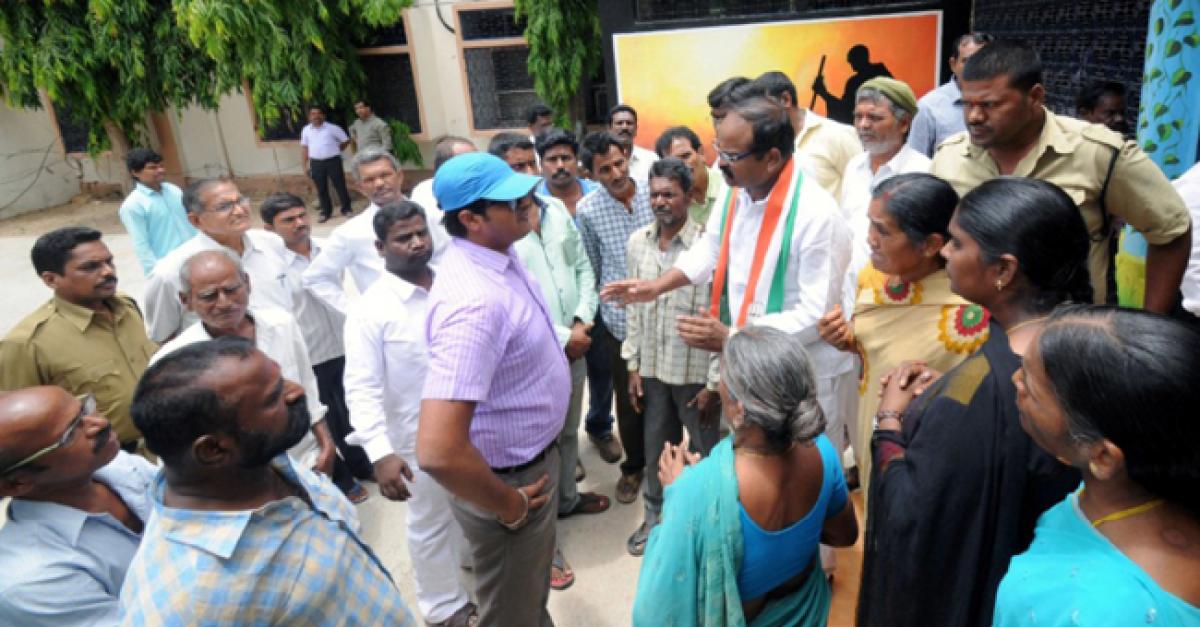 Pulling down of Indiramma Houses objected