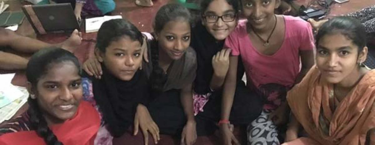 Dharvi girls code to tackle challenges of living