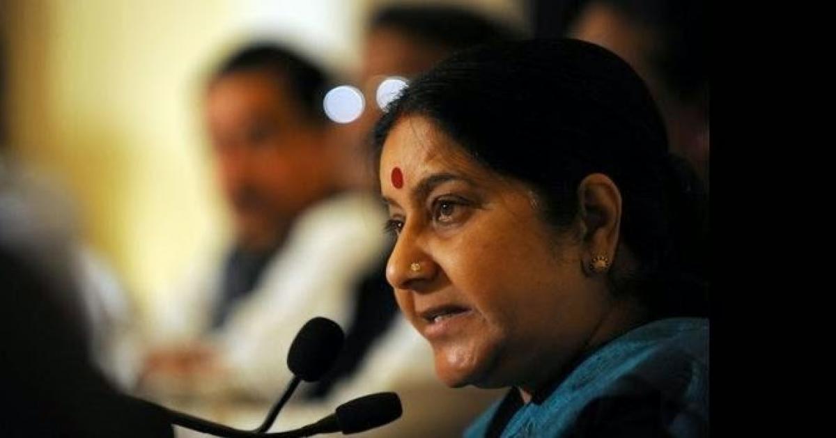 Sushma Swaraj appeals to KCR over security of foreigners