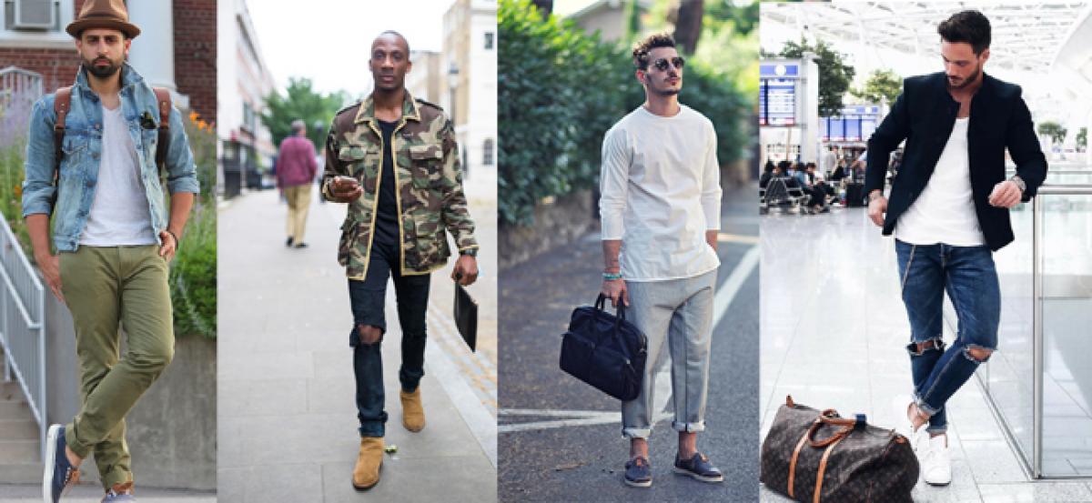 Dress to impress with these airport looks for men