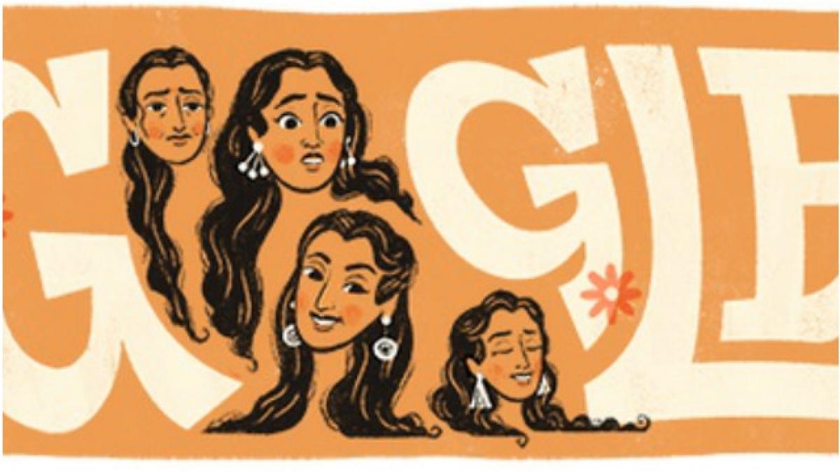 Google dedicates doodle to actress Nutan