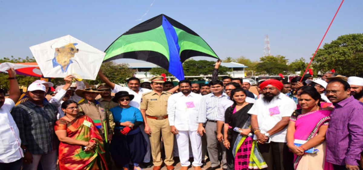 International Kite Festival a huge hit in Karimnagar