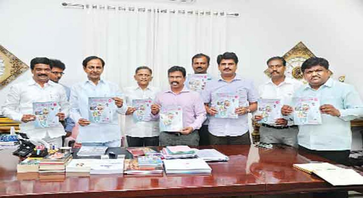 KCR releases Telangana English monthly