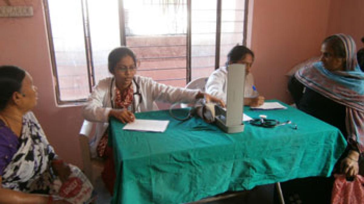 Cervical cancer screening camp at MS Maktha