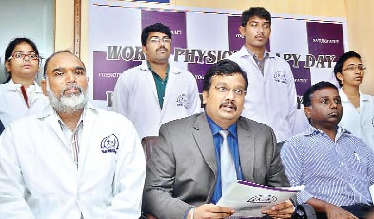 Vijayawada Super Specialty Hospital conducts World Physiotherapy Day