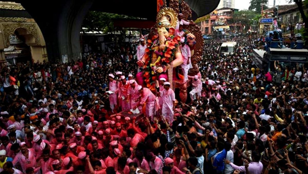 Lord Ganesh bid adieu by millions in Maharashtra