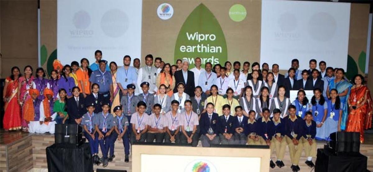 Wipro Celebrates Wipro earthian awards 2016