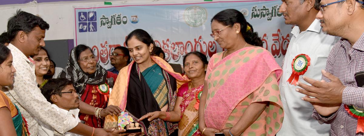 Collector D Divya promises all help for physically challenged persons