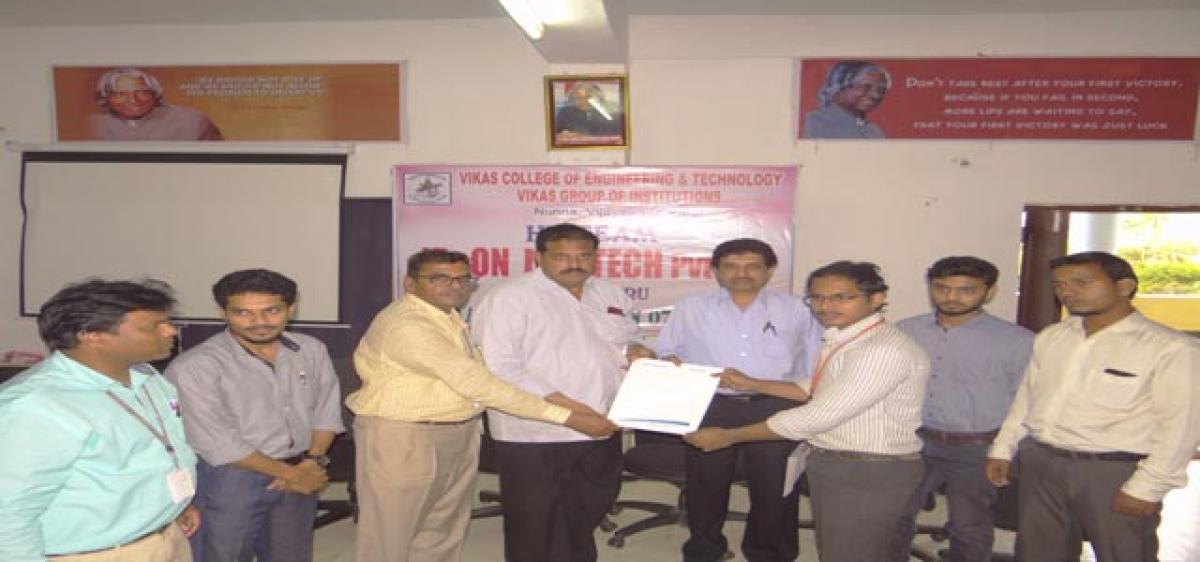 Ibeon Info Tech recruits 12 Vikas Engg College students