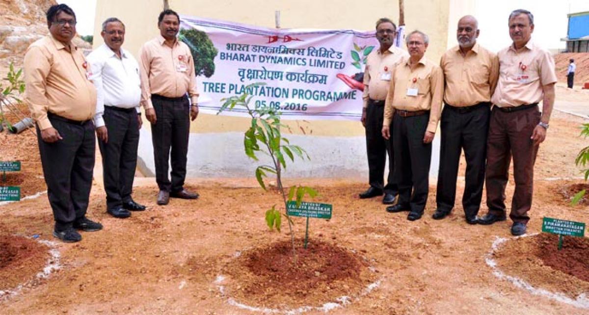 Tree Plantation Programme Held At Bdl