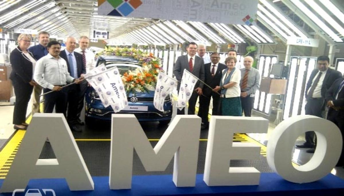 Volkswagen Ameo Deliveries Kick-off