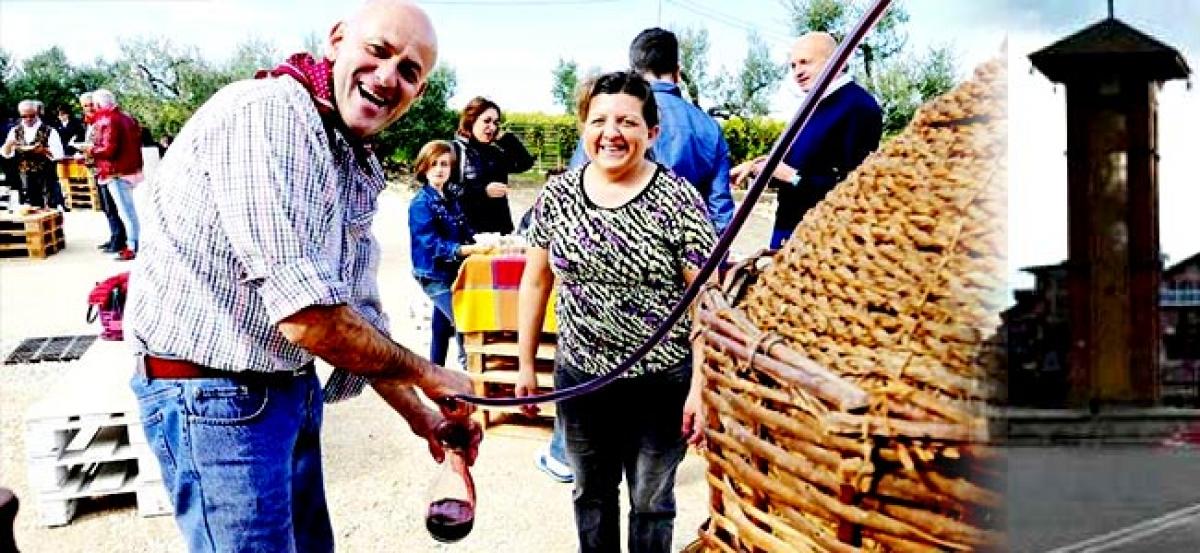 First-ever 24-hour free wine fountain in Italy