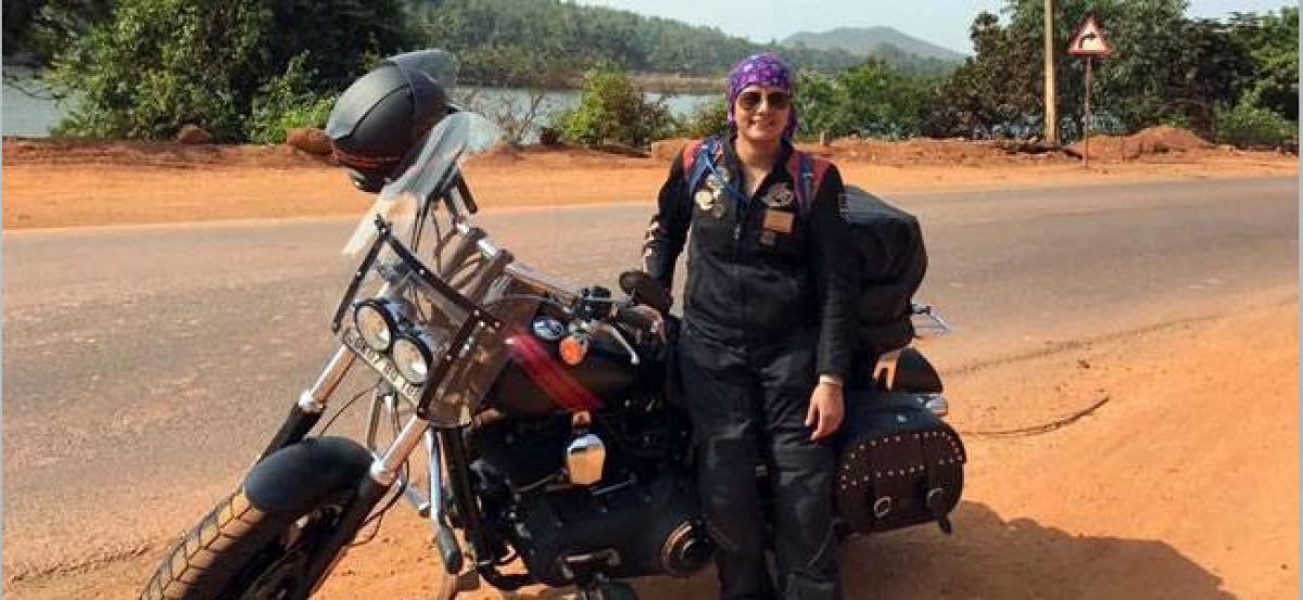 Venture out, advises woman biker who travelled solo for 2,000 km