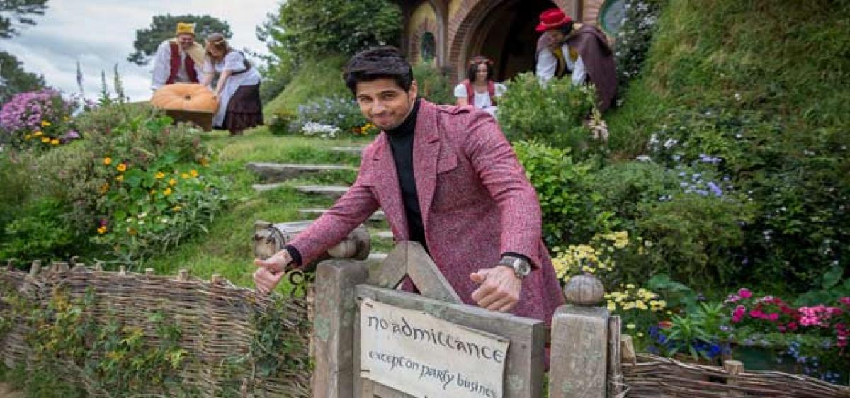 Sidharth Malhotra’s Hobbit adventure!