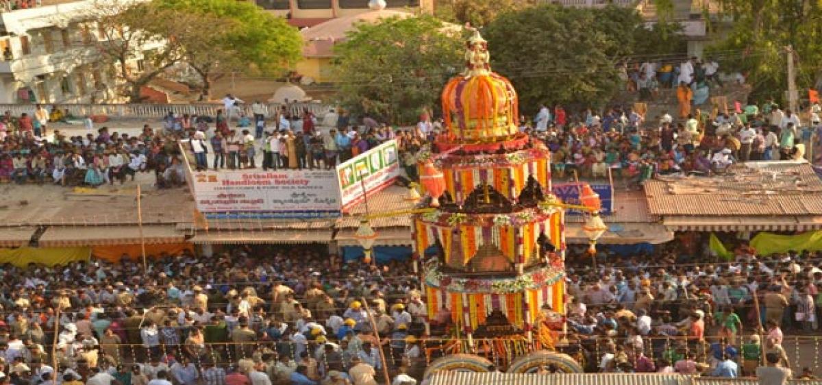 Spiritual fervour marks Rathotsavam at Srisailam