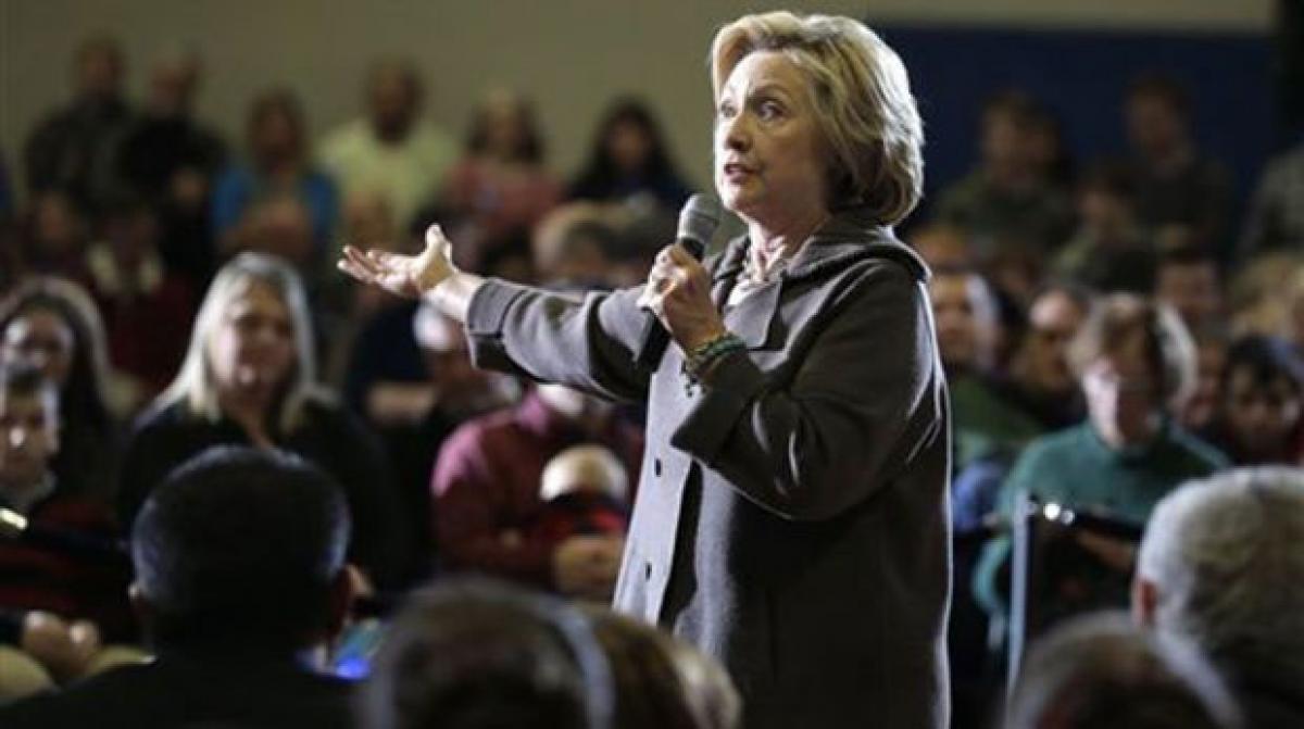 Hillary Clinton heckled at a campaign rally over her husband’s alleged sexual impropriety