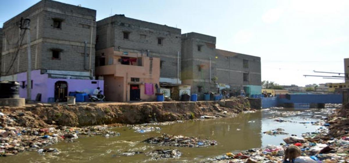 Improper sanitation in Hyderabad