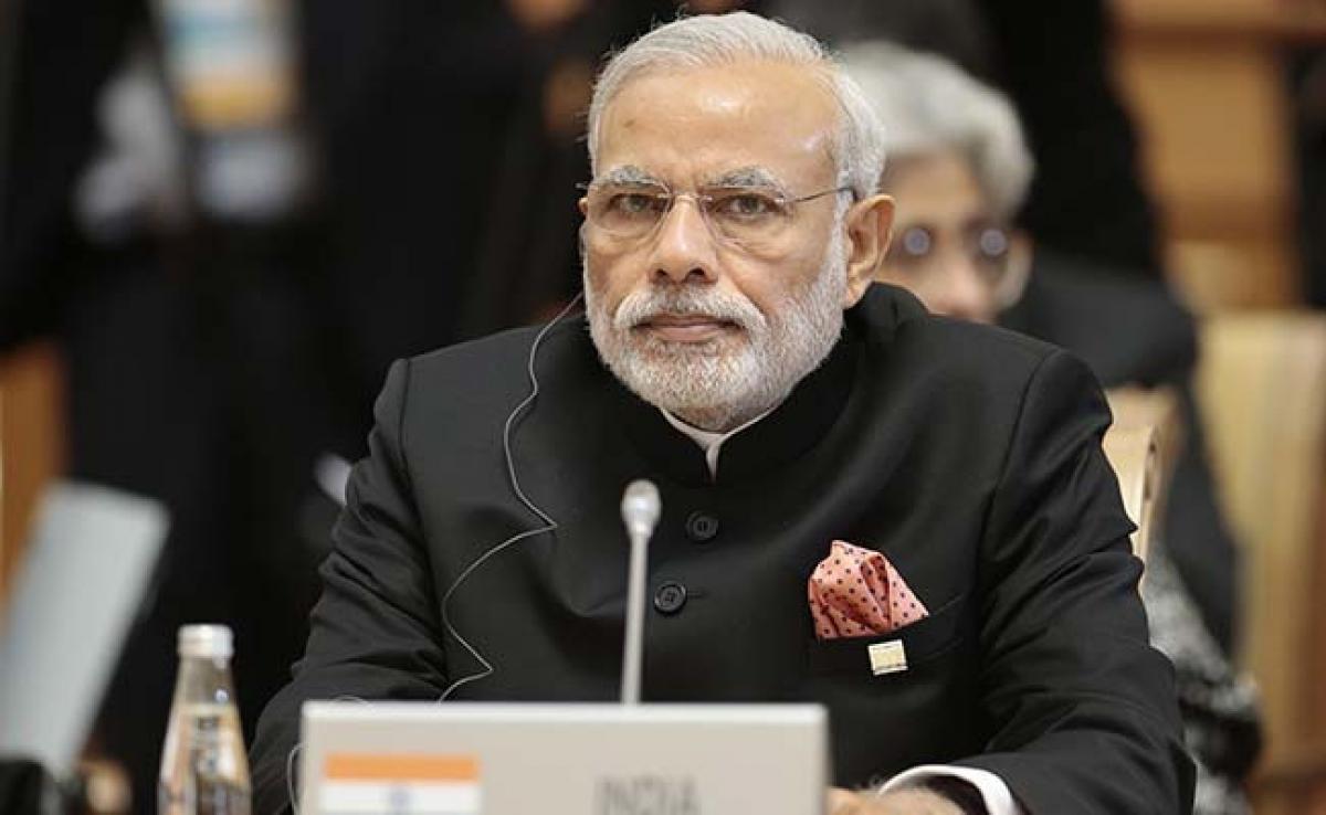 Narendra Modi in Jammu and Kashmir on July 17