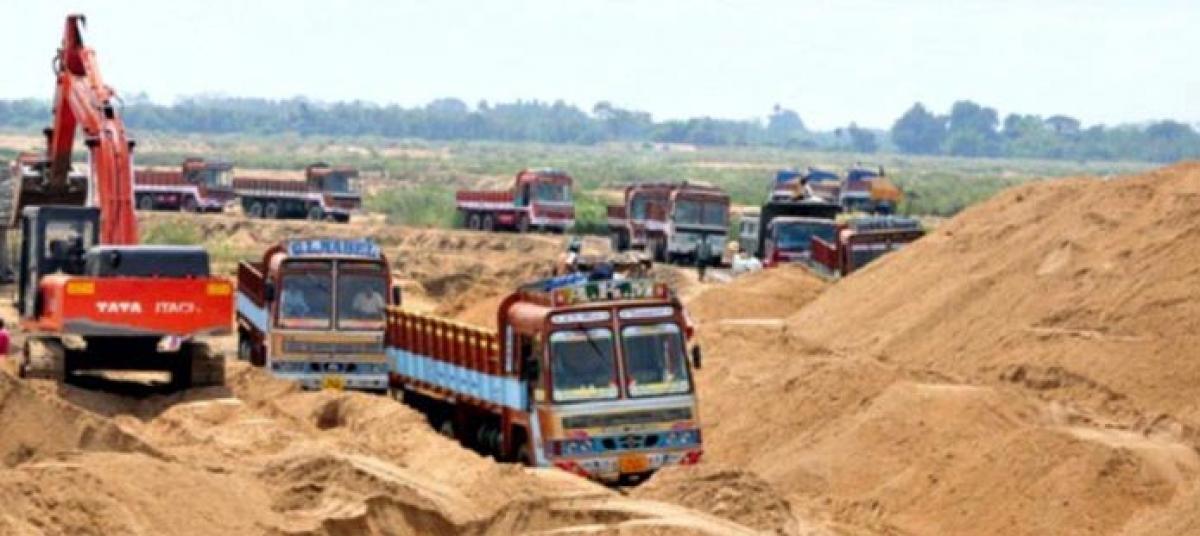 MLAs crack down on illegal sand sale