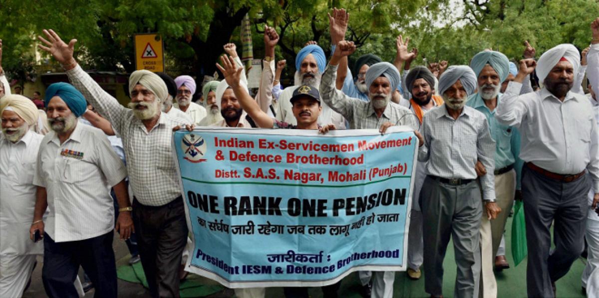 Ex-servicemen to continue strike over OROP