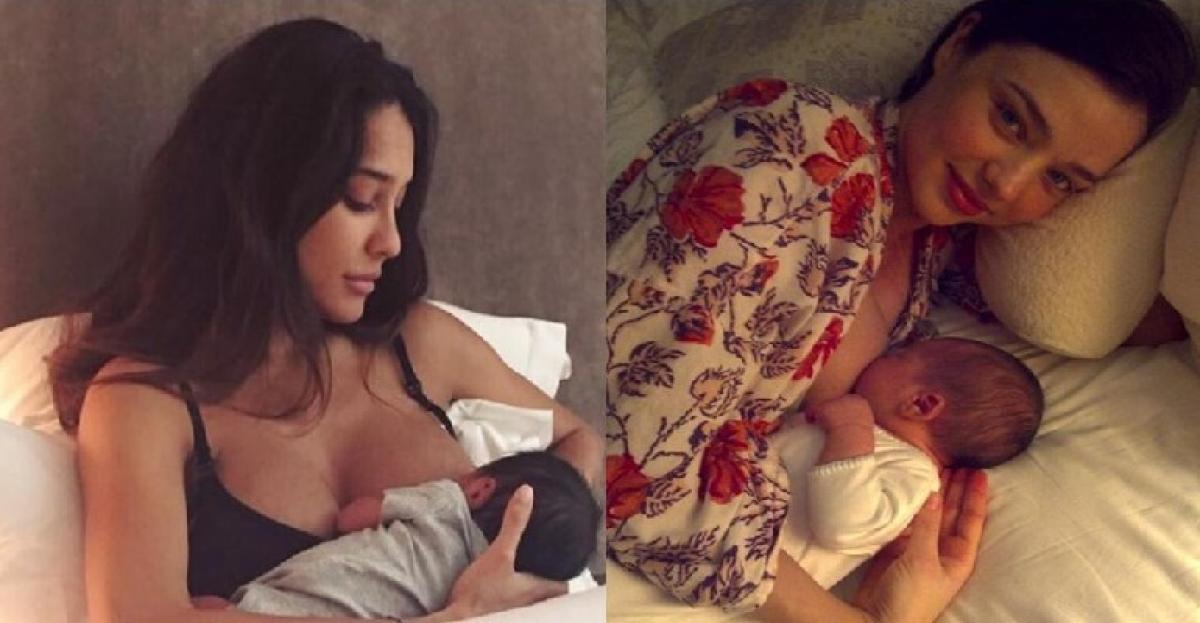 Like Lisa Haydon, these celeb moms are doing their bit to normalise breastfeeding