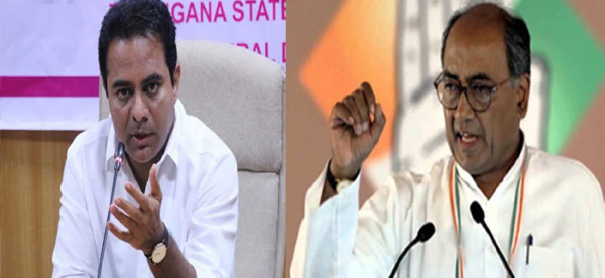 KTR, Diggy in twitter war