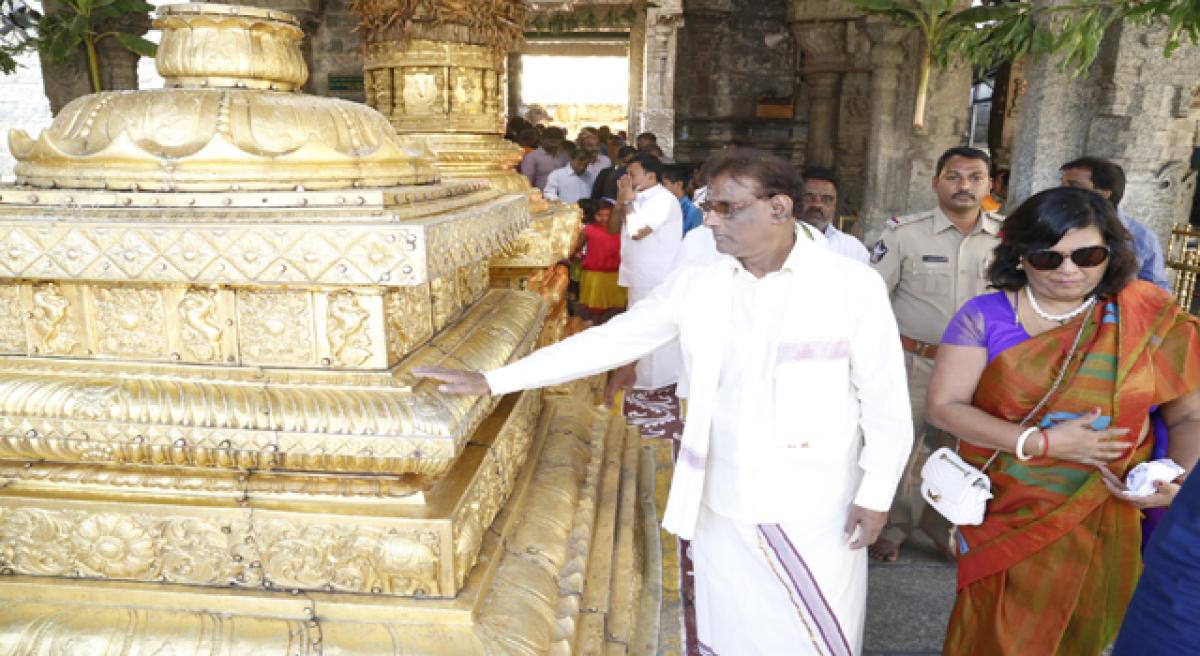 Mauritius Vice-President worships Lord Balaji