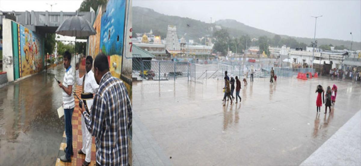 Incessant rain paralyses life in Tirupati
