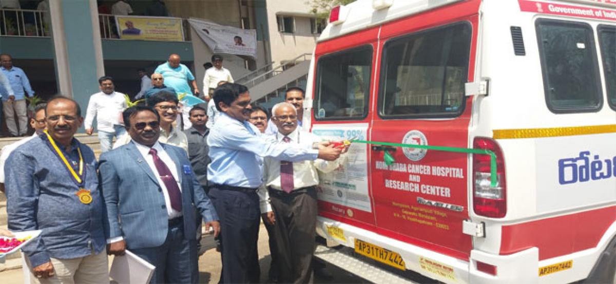 VPT chief launches ambulance service